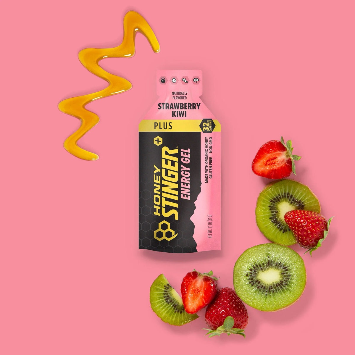 Honey Stinger Energy Gel - Strawberry Kiwi – Running Lab