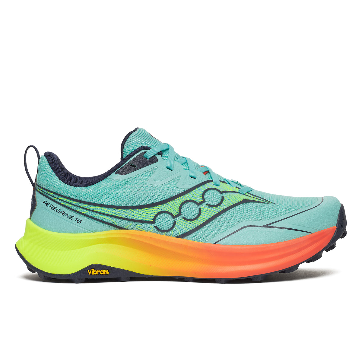 Saucony Ride 16 Running Shoes Men Size 11 White Teal Orange Comfort Sneakers saucony-mens-ride-16-running-  main image 4