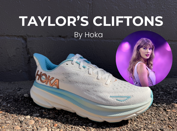 Taylor Swift Wore the HOKA Clifton 9 While Writing “The Life of a Showgirl” and Yes, It’s On Sale
