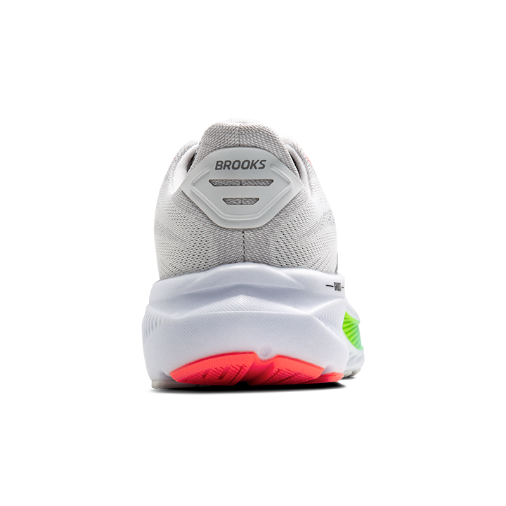 Brooks Ghost 17 White/Pink Clay/ Gecko Green Men’s Running Shoe * Size: 8.5 Men main image 2
