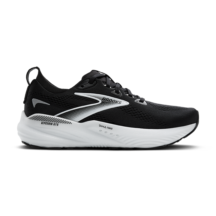 Brooks Men’s Glycerin Running Shoes - Black/White Brooks Glycerin 23 Men main image 4