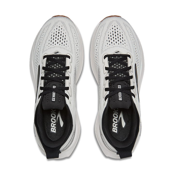 Brooks Glycerin 23 Men\'s White/Black/Gum Running Shoes Brooks - Men main image 3