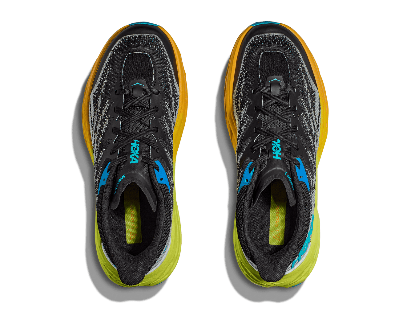 HOKA Speedgoat 5 Black Evening Primrose 1123157-BEPR Men’s 11.5 New In Box 20220510_160949.jpg?v=  main image 4