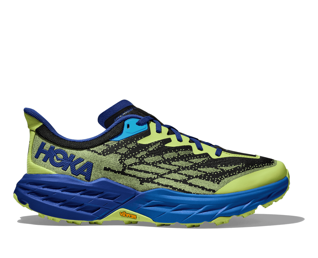 Hoka One One Speedgoat 5 Scuba Blue / Evening Primrose Trail Running Shoes Hoka One One HOKA Speedgoat 5 Blue Coral Evening Primrose  main image 2