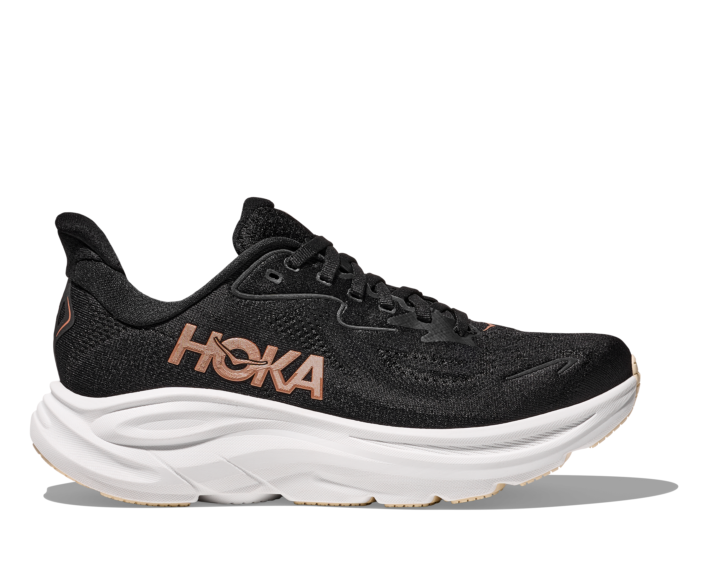 (取寄) ホカオネオネ レディース クリフトン 10 Hoka women Clifton 10 Black/Rose Gold Hoka - Women's Clifton 10 | Neutral Cushion Running Shoe – Running Lab