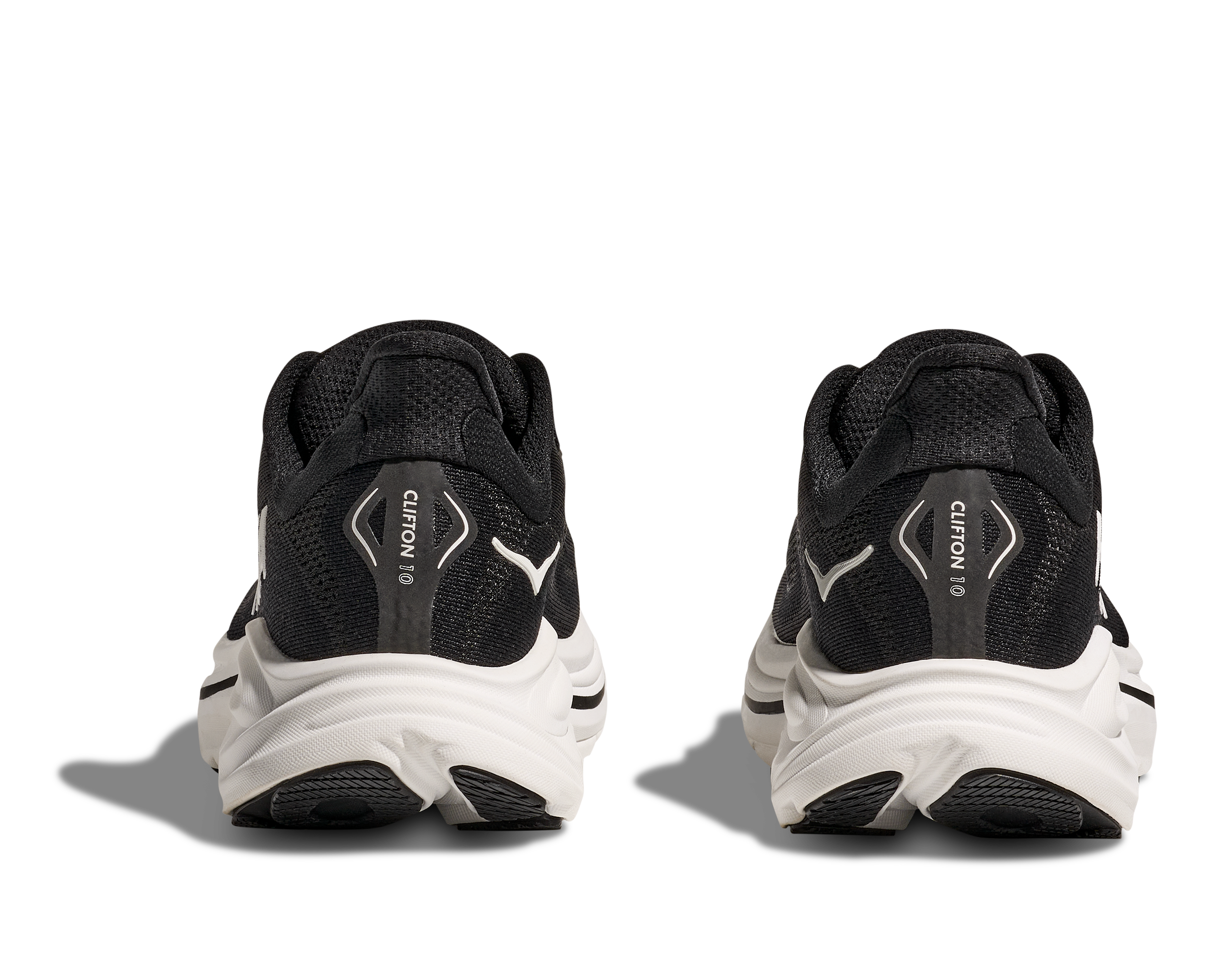 Hoka Clifton 10 Black and White Everyday Running Shoe size 10 Men main image 3