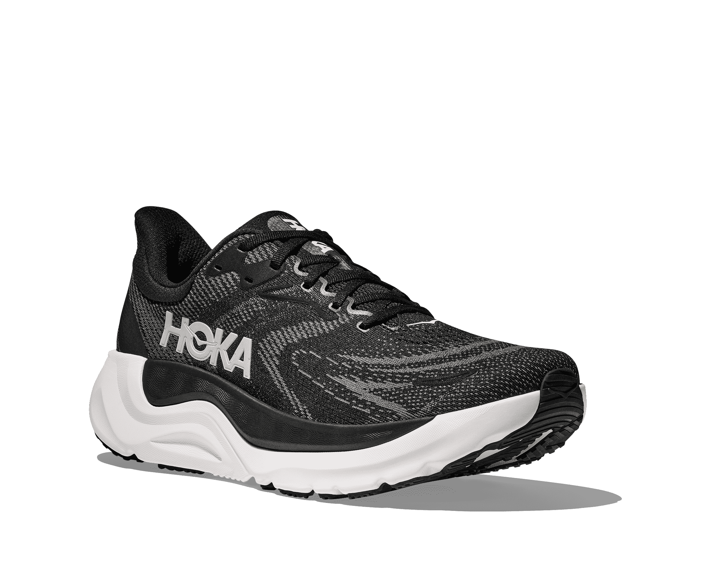 Hoka Arahi 6 Black/Grey/White Men Running Sneakers - SZ M 8.5 D- W 10 Men main image 2