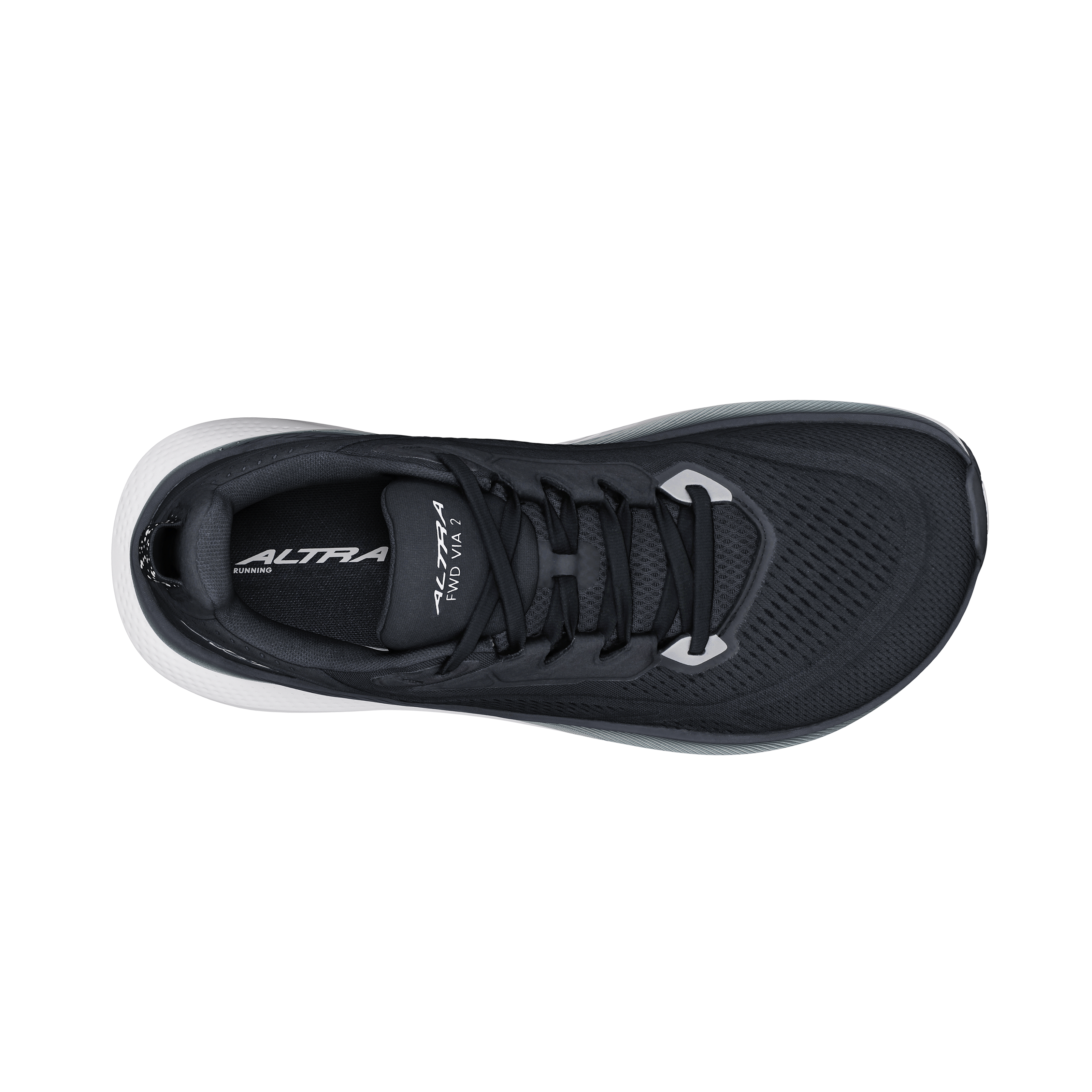 NEW ALTRA men\'s fwd via running shoes in black/white Cut in half: Altra FWD VIA Review (2025) | RunRepeat main image 2