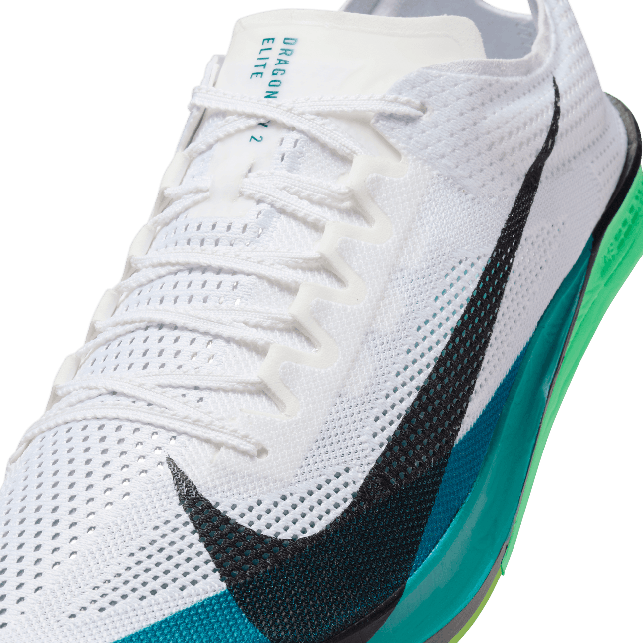 Nike ZoomX Dragonfly 2 Elite Track Spikes White Teal Black Men’s 11.5 NEW NWOT Nike ZoomX Dragonfly 2 ELITE | Trackandfieldclothes main image 4