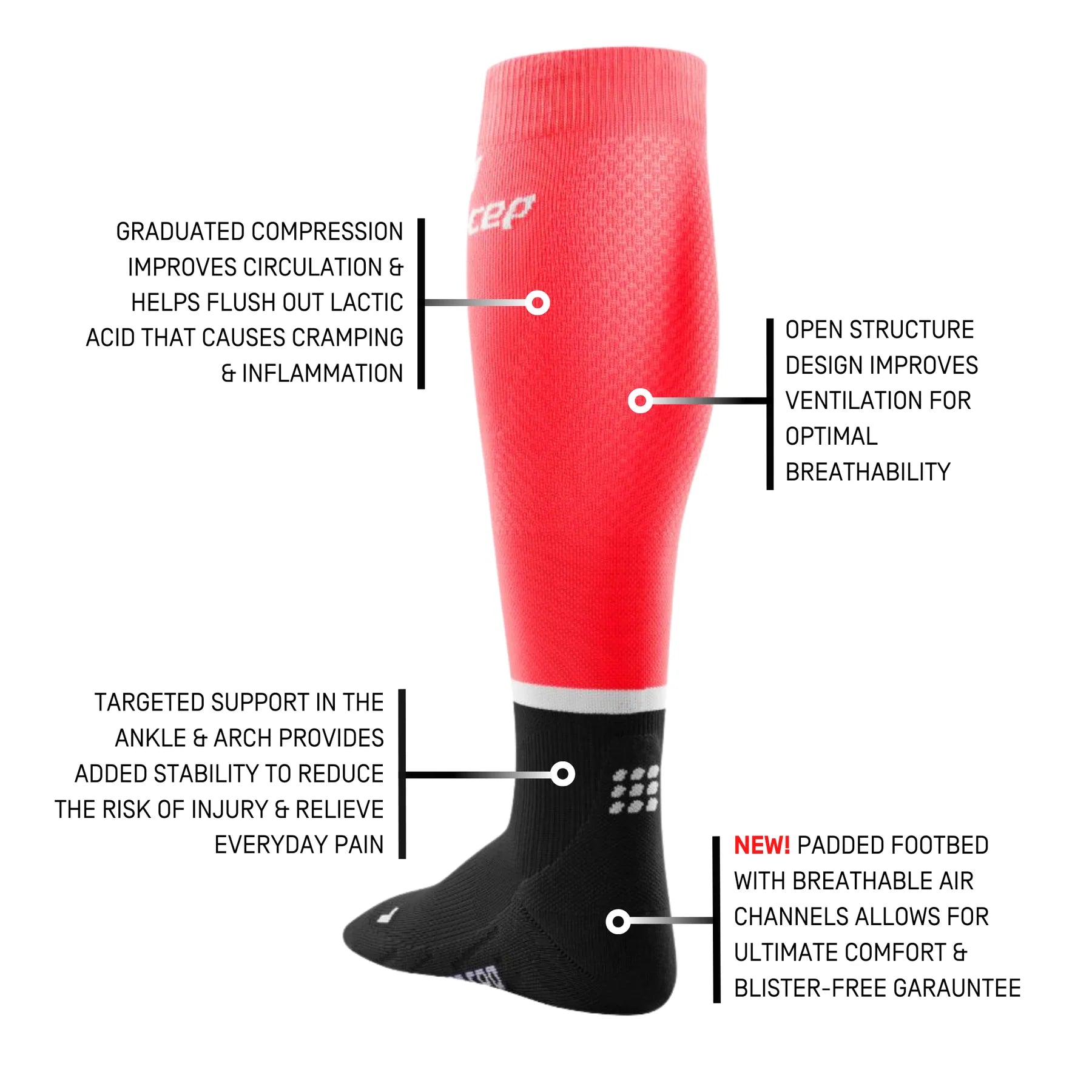 UYN Lady Run Compression OnePiece 0.0 Socks, Calza da Running Donna, G438, 35/36 UYN Lady Run Compression OnePiece 0.0 Socks, Calza da Running Donna, G438, 35/36