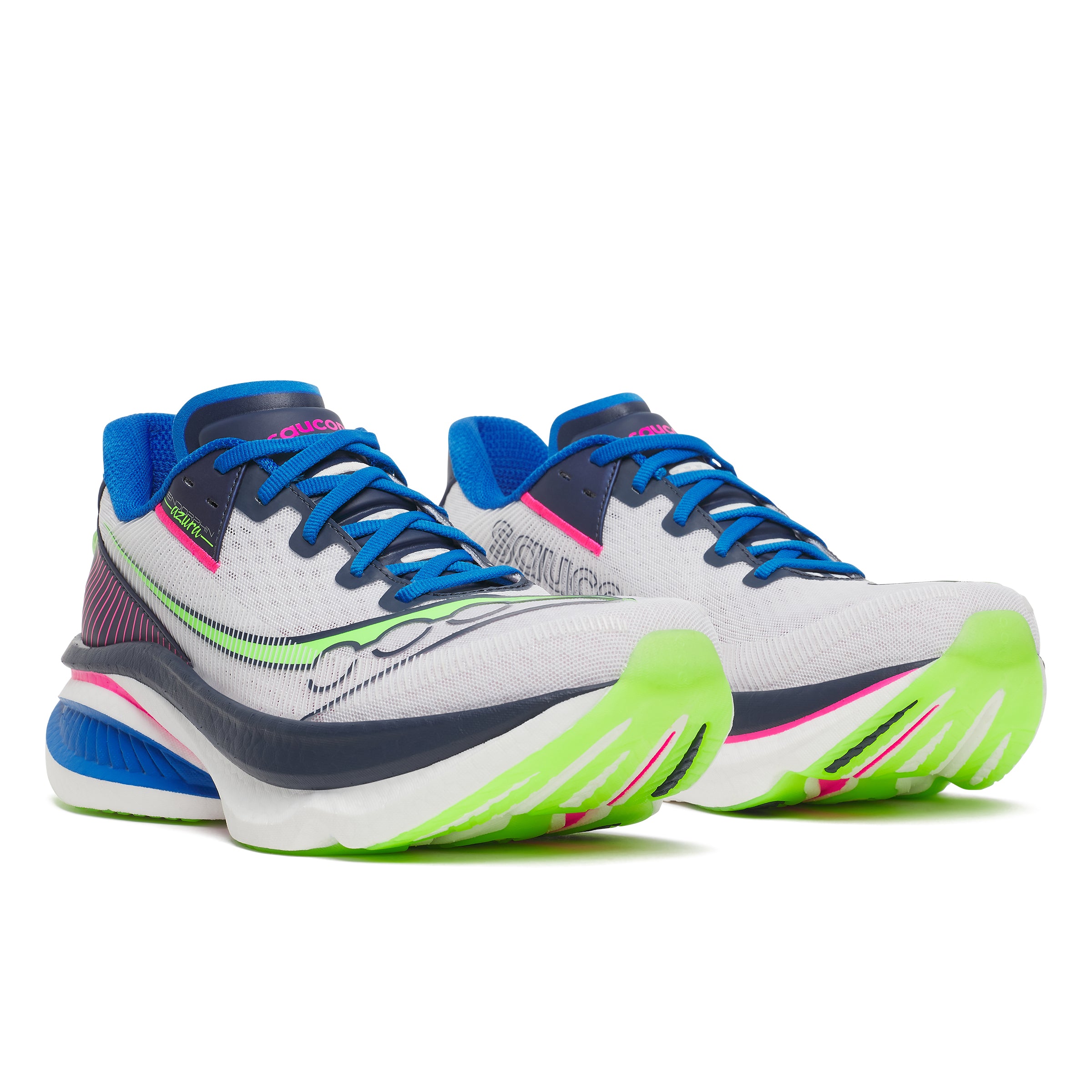 Saucony Shoes Mens 8.5 Off White Azura Low Fleece Lined Running Athletic Sneaker Saucony Endorphin Azura Review | Fleet Feet main image 2