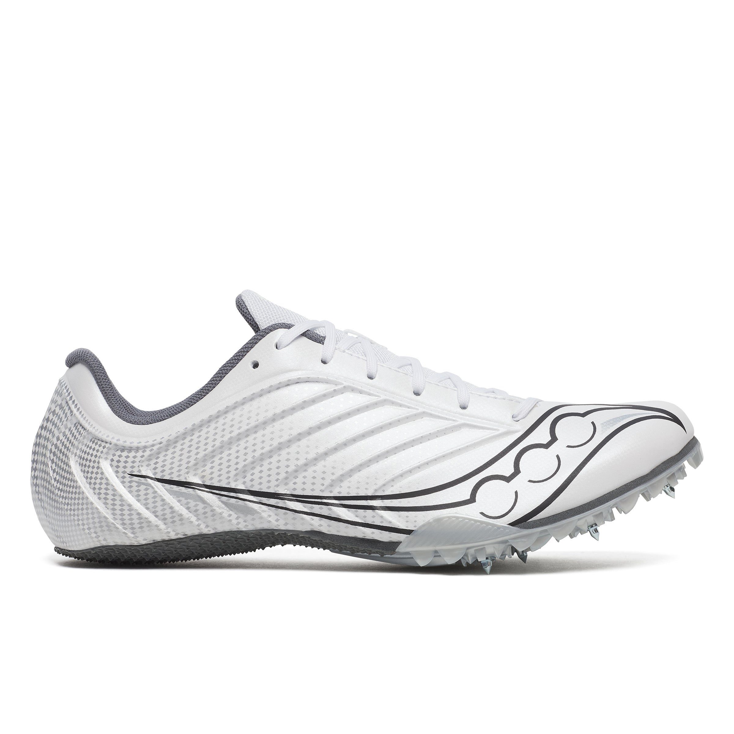 Saucony Spitfire 5 Men’s Spike Track Shoes Saucony Spitfire 5 | White/Slime | Men main image 3