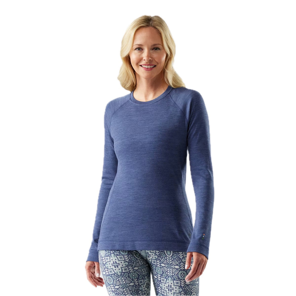 Haut De Base thermal à Encolure Ronde Merino Classique Pour Femmes Tailles Plus